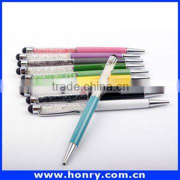 Crystal Ballpoint Pen BallPen Stylus Pen Touch Screen for Iphone and for Ipad Tablet