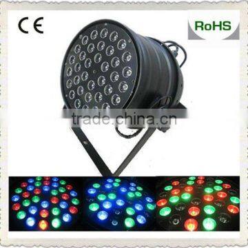 36pcs*3W black aluminium alloy led par 64 dmx