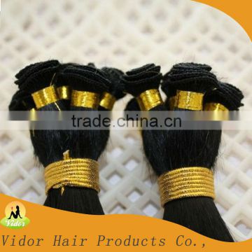 Factory Wholesale High Quality Hand Tied Virgin Hair Weft