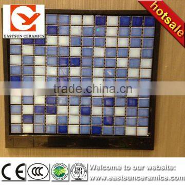 blue and white swimming pool mosaic tiles,swimming pool tile blue,mosaic tile swimming pool