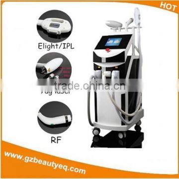 Multifunction E Light Ipl Rf Nd Yag Laser 3 In 1 Machine Vascular Treatment