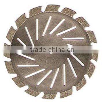 dental serrated diamond disc