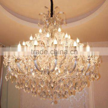 American Style Glass Arms Crystal Chandelier Home Decor Patriot Designer Pendant Lighting