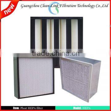 H13 H14 HEPA Filter for clean room