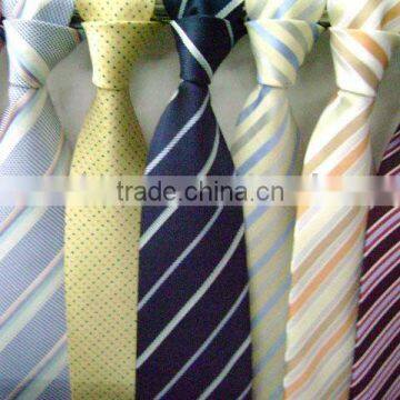 woven silk tie