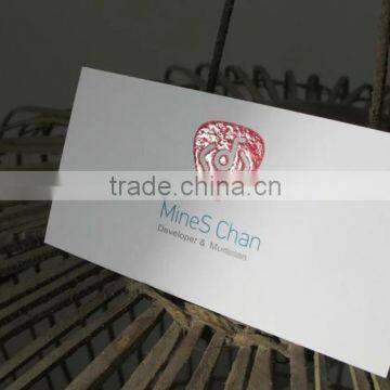 Crystal business card production process High-grade imported paper business card printing