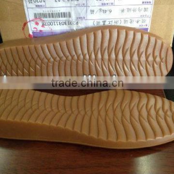 Rubber outer sole manufacture