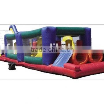 2015 Fun Games Hot Sale Happy Inflatable Obstacle Course