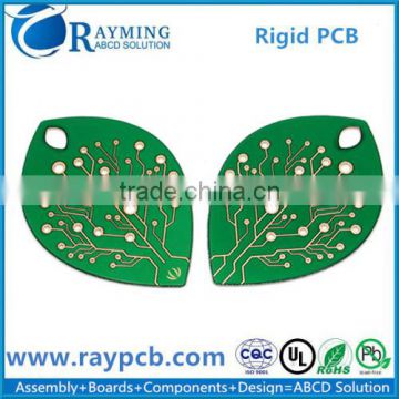 Leaf Shape Rogers Rigid pcb Immersion Silver