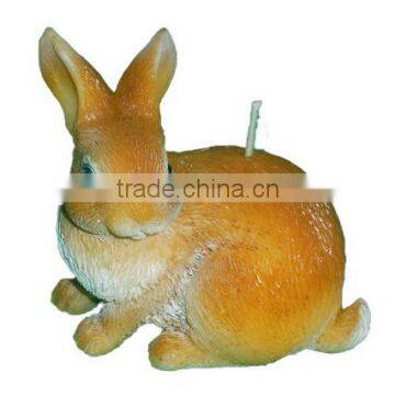 rabbit shaped scented crafts candle for home decoration