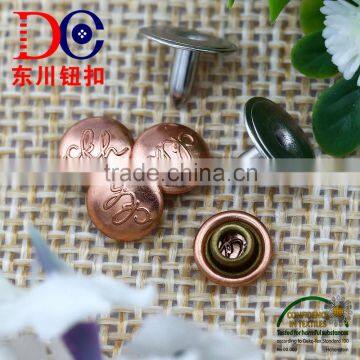 Metal Rivets Custom Jeans Button Rivets Denim Custom Rivet for Garment