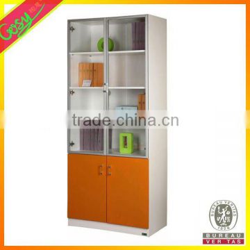 Glass door wooden cupboard