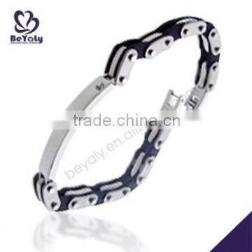 China Manufacturer 2015 latest stainless steel mens locket bracelet