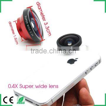 trending hot products low price china mobile phone innovative accessories selfie 0.4x super lens with clips