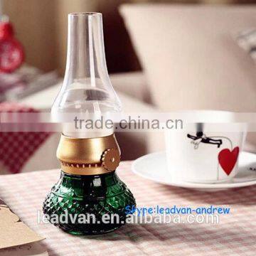 2014 New Creative Candle Light Vintage Oil Gas Blow Control Bed Side Lamp