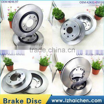 Gray Iron Casting Vented Brake Discs , Car Spare Parts