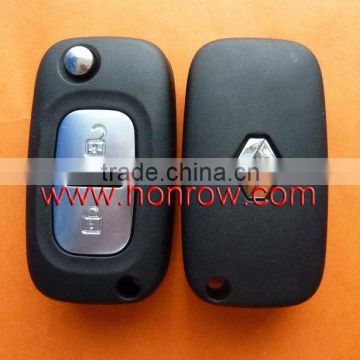 High quality Renault 2 button remote key with 433Mhz ID46 Chip (without key blade)