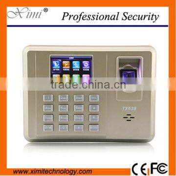 Fingerprint biometric time attendance termina with WIFI and TCP/IP communications
