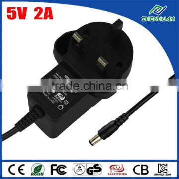 plug in connection fly power switching adapter 5v 2.0a