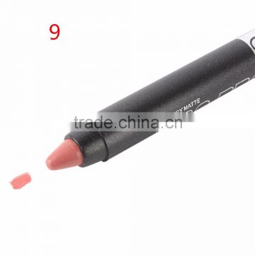 Menow kiss proof 19colors matte waterproof matte lipstick matte lipliner