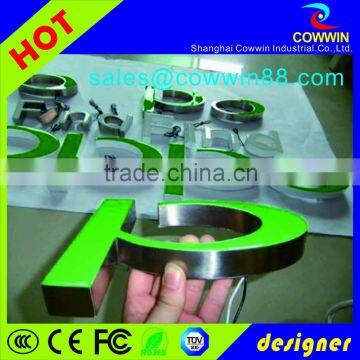 Custom Stainless Steel Led Backlit Signs, Outdoors Illuminated Channel Letters photo-5