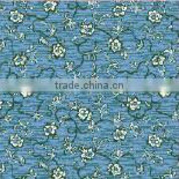 factory price blue color long pile PP wilton rug