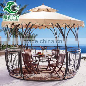 China Supplier Cheap Wind Proof Gazebo,Outdoor Wrought Iron Gazebo for sale