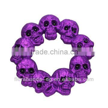 decor round foam skull