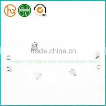 Flashlight battery springs