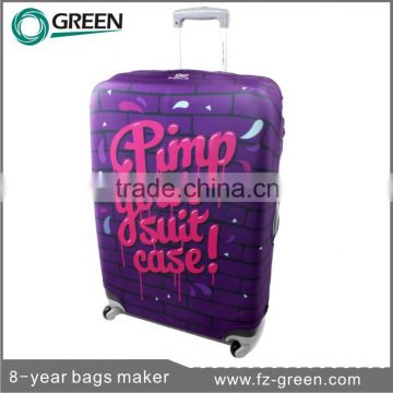 Personalized waterproof luggage suitcase covers