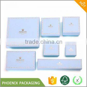 Custom Logo Printed Paper Jewelry Gift Box , Ring Box, Necklace Box