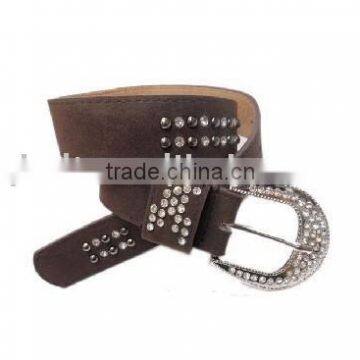 Lady rhinestone belt