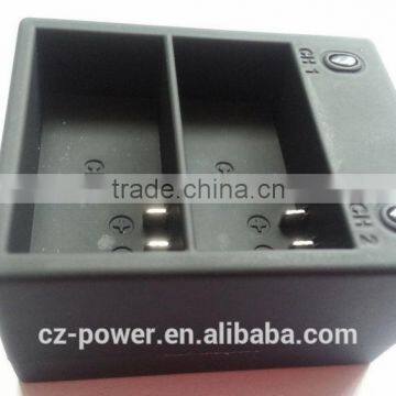 for Gopro hero 3+ accessories dual charger usb port complete