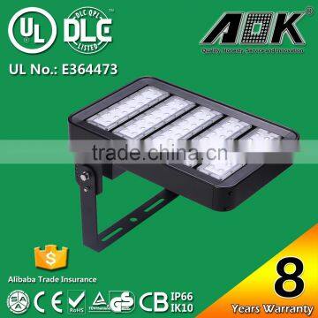 Aluminum 8 Years Warranty Super bright 200W LED Flood Light with UL CUL DLC SAA CB TUV CE