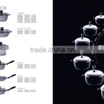 YD19 11PCS DIE-CAST ALUMINIUM COOKWARE SET