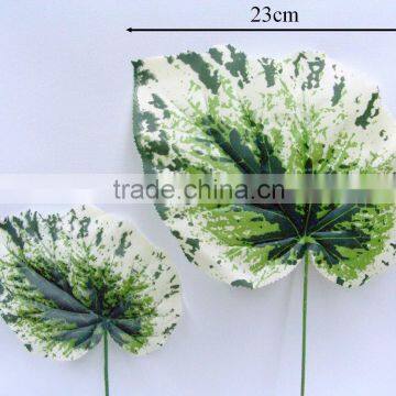 Artificial Foliage for Decoration Green Artificial Begonia Leaf photo-3