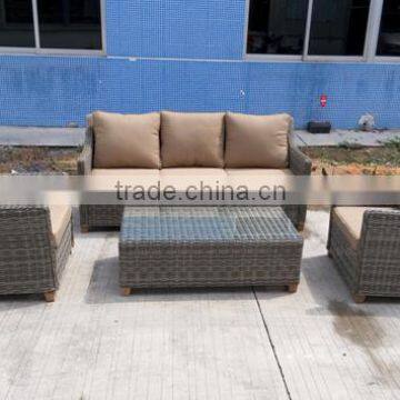 Hilda Outdoor Sofa Anti-UV Synthetic Rattan Furniture China Garden Furniture Chesterfield