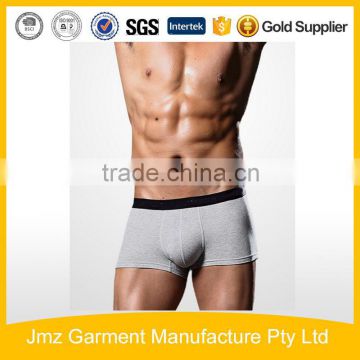 custom men boxer \male sexy underwear made in cotton spandex fabric