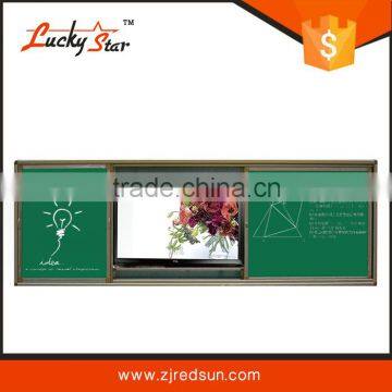 sliding portable finger touch screen interactive whiteboard 120 inch led smart tv
