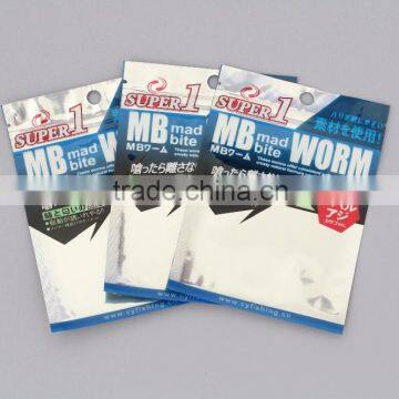 Customized Aluminium Foil Clear Carp Fishing Bait Lures Rod Tackle Packaging Bag
