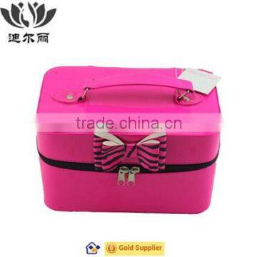 promotional new style leather fashion cosmetic bag/box/case