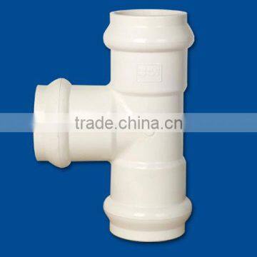 PVC Fittings: Tee (Gasket x Gasket x Gasket)