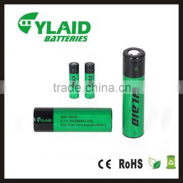 high capacity cylaid battery IMR 18650 20a 3500mah battery for vamo