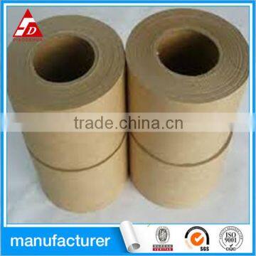 custom printed self adhesive brown kraft sticker roll