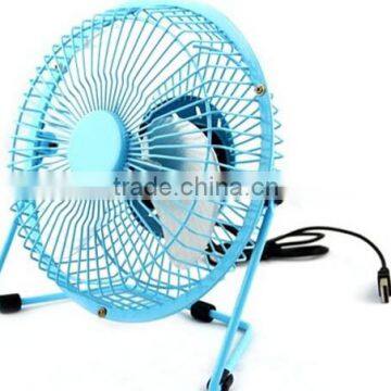 wholesale hot selling 6inch metal mini toy fan desk mini electric hand fan usb charge mini fan