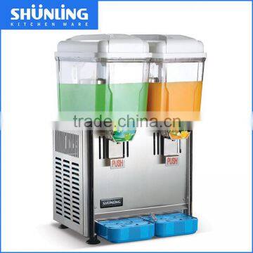 2015 Wholesale Shunling 12L Double Head Fruit juice dispenser