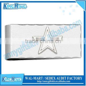 Money clips with customized star logo