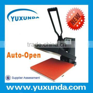 Auto open YUXUNDA T-shirt sublimation machine with digital separate controller