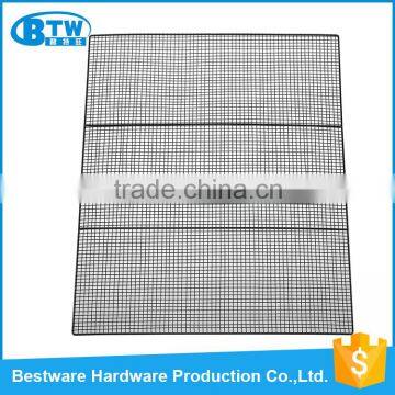 Black Enamel Coating Customized Bakery Cooling Rack Iron Wire Oven Rack photo-2