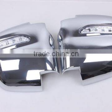 2 Pcs Side Door Mirror Cover With LED ABS Chrome Used For Starex 2004 Accessories